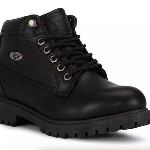 New Lugz Mantle Mid Women's Chukka Boots Black Work Shoe Size 8.5 MSRP $95